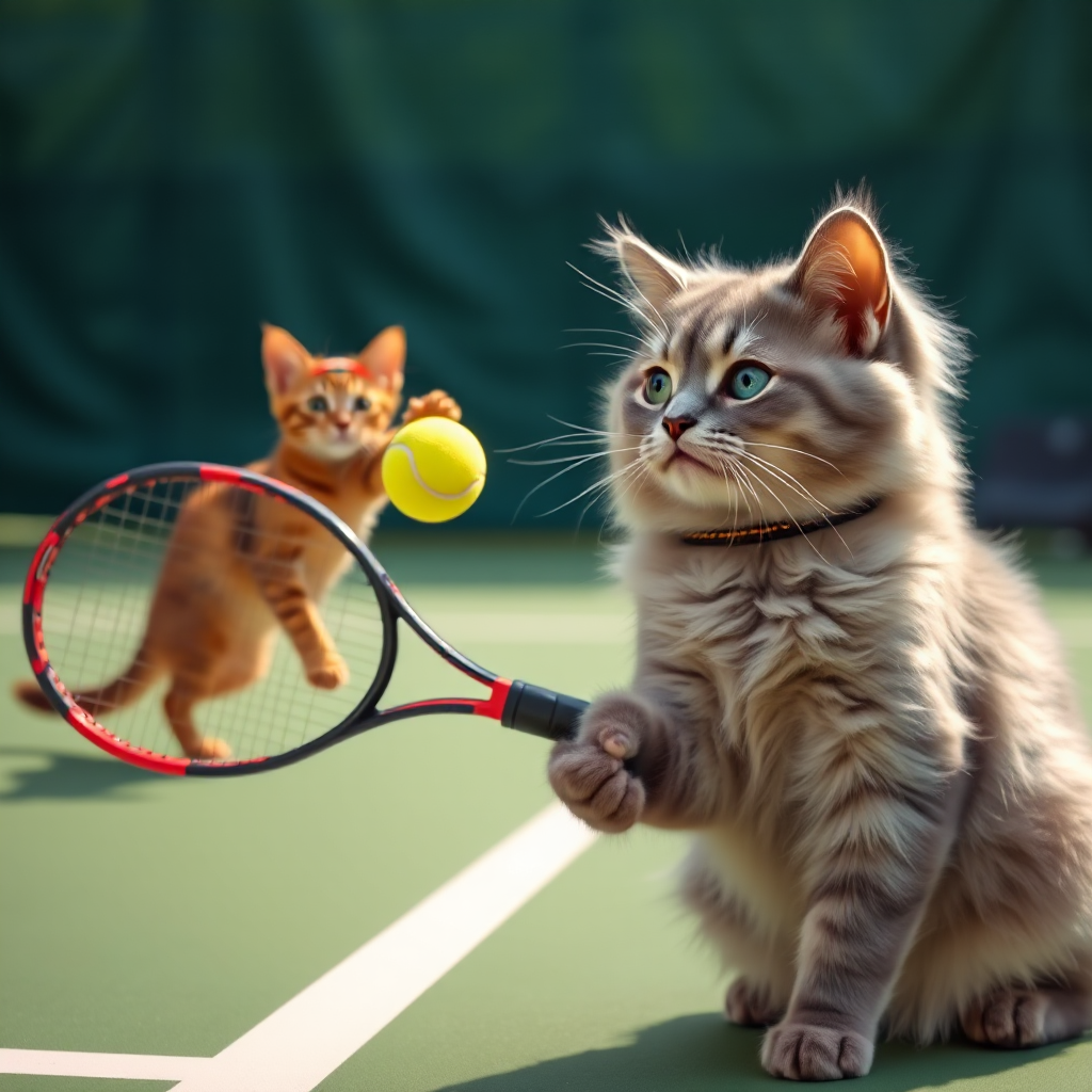 Cat Tennis